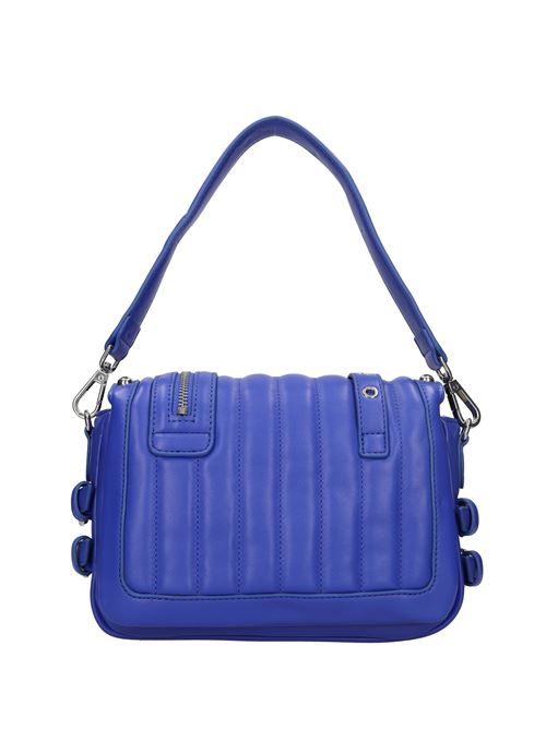 Borsa in ecopelle LA CARRIE | BIKER SMALL SHOULDER BAGBLU